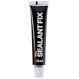 SEALANT FIX - 12er Pack extra starker Bad-Kleber 12ml, weiß [fünfte Generation] mit Schraubverschluss - Befestigung ohne Bohren von Badzubehör, Bad Accessoires und kleine Badezimmer-Möbel