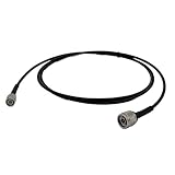 Suoumwa N-Stecker auf SMA-Stecker - 3 Fuß - Times Microwave LMR195/LMR-195 Verlustarmes 50-Ohm-Koaxialkabel (3 Fuß - SMA-Stecker)
