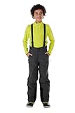 killtec Jungen Funktionshose/Skihose mit abzippbarem Latz KSW 79 BYS SKI PNTS, schwarz, 152, 37310-000