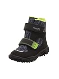 Superfit Jungen HUSKY warm gefütterte Gore-Tex Schneestiefel, SCHWARZ/HELLGRÜN 0020, 37 EU