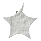 Julius Zöllner Schnuffeltuch aus 100 Prozent Musselin-Baumwolle, 35 cm, OEKO-TEX STANDARD 100, Made in Germany, Grau