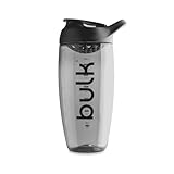 Bulk x Promixx Pursuit Ecozen Shaker - Schwarz - 700ml - Umweltfreundlich und Stoßfest - Auslaufsicherer Deckel - Snap-Fit Mixer für Klumpenfreie Shakes - Alltagstauglich