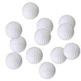 AHEJIOO 12-Pack weiß golfbälle, 41mm Golfball, softe minigolfbälle, golfbälle kaufen, Golf Balls, Golf bälle, Golf Ball, Golfball personalisiert, Schwingen-Übungs-Driving Range Home Backyard Gebrauch