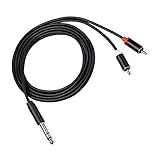 TINEASUR Audioleitung Draht aux auf USB c USB-Kabel Aux zu Scart-Kabel Soundbar Audio-Adapterkabel Audio Verbindungskabel TRS-Buchse auf Kabel Audio-Y-Splitterkabel Aluminiumlegierung Black