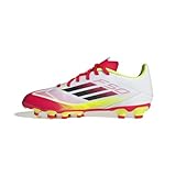 adidas F50 League Football Boots Multi Ground Kids Fußballschuhe, FTWR White/core Black/solar Yellow, 21 EU