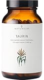 Naturkur® Taurin 1000 mg - 270 Kapseln im Apothekerglas - Vegan, laborgeprüft, ohne Zusatzstoffe, in Handarbeit hergestellt in Unterfranken