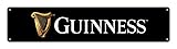 GUINNESS - HARFE SCHRIFTZUG DUBLIN IRLAND - Blechschild - 46x10 cm GSTR01