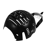 DOITOOL Stoßfängerkappen-Futter Helm-Kinnbänder schützender Huteinsatz Plastikkappe Liner Hutkroneneinsatz Schädelkappen einfügen Ersatz-Kinnriemen Helmeinlage Sport Black