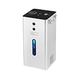 FXNFXLA H2 Dual Outlet Inhalator, Wasserstoffinhalator, 900 ml/min Wasserstoffmaschine, 99,99 Prozent hochreiner PEM-Ionisator, für den Heim-/Reise-Wellness-Einsatz(Size:900ml/min,Color:Doppelsauger)