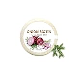 Organic Onion & Biotin Shampoo Soap, mit Rosmarinöl für Trockene Haare & Empfindlich Kopfhaut, Beruhigende Reinigung für Gepflegtes Haare, kleines Geschenk für Frauen & Männer (60g, 1pc)