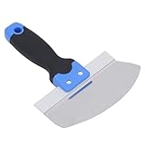 Pretfy Edelstahl Runder Bogen Spatel Kittmesser Trockenbau Handwerkzeug für Malerpflaster