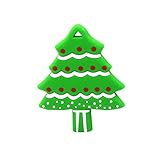 Schneeflocken-Beißring, Weihnachtsbaum, Baby-Beißring, Silikon-Kauspielzeug, Säuglingszahnhilfe, niedliches Kauspielzeug für Kleinkinder, Baby