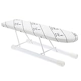 Bügelbrett Bügelmatte Hemdenfaltbrett Mini Bretter Tisch Zum Bügeln Von Kleidung Aufhänger Planke Ärmelbrett Pressmatte Bügelpolster Zusammenklappbarer Bügelständer Eisen Silver IWOWHERO