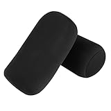 Cabilock 2St Nackenpolster Kühlkissen Bauchschläferkissen Cool Kissen für Kissen aus Memory-Schaum beinruhekissen Throw Pillow Zylinderkissen gefülltes Wurfkissen Polyester-Spandex Black
