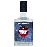 CREW ONLY Dry Gin – Intensiver Wacholder trifft auf fruchtige Beeren, mit frischem Ingwer, Rhabarber, Preiselbeeren und Lavendel | 0.5l Gin-Flasche | 40% vol. Alkohol