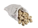 10kg Öko Grillanzünder, Feuerwalze, Kaminanzünder, Holzwolle, gewachst, bis 20 Minuten Brenndauer