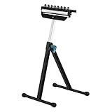 wolfcraft Multifunktionsbock – Auflagen- und Rollenbock I 6102300 I Der multifunktionale Arbeitsbock zum Auflegen oder Abrollen