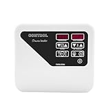 Saunasteuerung 3-9KW Digital Sauna Controller SteuergeräT Sauna External Controller 40-105℃ Saunaofennormale Controll Saunaofen Steuerung für Saunen, Wellnesszentren und Hotels, Off-white