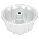 Kuchenform aus Metall, nicht geriffelt, mit abnehmbarem Boden, für Ringkuchen und Kugelhopf-Backen, leicht zu reinigen (klein)