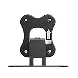 TEMOOUES Rostbeständige Lautsprecher-Halterung, sicherer Halt, starker Metallrahmen, einfache Einrichtungen für verzaubertes Heimkino, minimalistisches Design, Wandhalterungs-Set