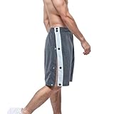 Shorts Herren Kurze Hosen Herren-Shorts mit tiefen Taschen, locker sitzende Shorts für Laufen, Workout, Training, Basketball (GY2, M)