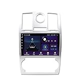 Doppel Din Bluetooth-Autoplayer HD-Touchscreen，Für Chrysler 300C 2004-2011 Autoradio Mit Bluetooth-Autoplayer Drehbarem Bildschirm Unterstützt GPS Navigationsgerät WiFi Lenkradkontrolle (Color : M4 8