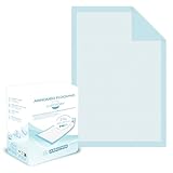 100x ARNOMED Inkontinenzunterlage Einweg Light, saugfähige Krankenunterlagen 60x90cm, Baby Wickelunterlage Einweg, 5-lagige Zellstoff Unterlagen Bett bei Inkontinenz, Betteinlagen Einweg, Unterlage