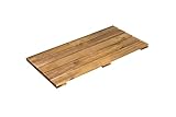 Werth-Holz 4X Holzfliesen Bodenfliesen Holzpodest Gehwegplatte Holz 100x50 cm