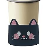 Silikon Wiederverwendbare Kaffeebecher-Schutzmanschetten - Tassenschoner aus Silikon mit Tierdesign,Isolierhalterungen Für Glasflaschen | Für Reise Und Urlaub Und Weihnachten Café Zuhause