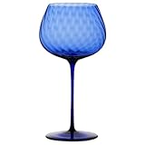 WxuuLTGJR Blau Lange Stamm Weingläser Rotweingläser Cocktailglas rund Weinglas Jubiläum