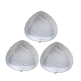 Cabilock 3 Stück Waschbare Dreieckige Dampfmop bezüge Mikrofaser Reinigungspads Ersatzbezug für Laminat Fliesen Marmor Böden Starke Staub Wasseraufnahme
