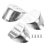 Toyvian 2 Paare Trockenbaustelzenpads -fersen Tragbare Fersenhalterung Ersatzteile Metall Stelz Fersenhalterungen Für Stabilität Stelzen Ersatzteile