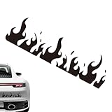 Auto Flammen Aufkleber - Wasserdichte Motorrad Aufkleber,Selbstklebende Grafik Für Kraftfahrzeug Motorrad Helm Fahrrad Und Dekorativer Koffer