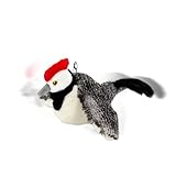 Genérico Spielzeug für Katzen, Singvogel, USB, wiederaufladbar, interaktiv, Flattern und Quietschen, für Zuhause, Innenbereich, Outdoor, Reisen, Katzen, Welpen, kleine Hunde