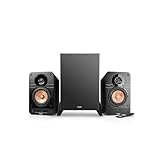 Teufel Ultima 25 AKTIV Club Edition 2.1 Soundsystem mit kabellosem Subwoofer - Aktive Regallautsprecher mit Bluetooth und integriertem AV-Receiver, Dolby Audio, DAB+, HDMI ARC CEC - schwarz