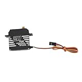 POENVFPO Metal Gear Digital Servo für 1/10 1/12 RC -Auto -LKW, High Torsions Servo, 180 ° Kontrollwinkel (20KG)