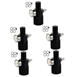 Veemoon 5st Co2-tankfülladapter Leistung Ladestation Schnellladegerät Reiseadapter Pumpe Spannungsumwandler Uns Zum Adapter Stecker Verdrahtung Duschventil Messgeräte Aluminiumlegierung