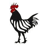 YROHGKPN Gartengras Einsatz Erdungsstecker Henne Förmige Hofdekoration Hofkaste Edelstahl Grasdekor Schild Hof Stabiles Gartenzubehör Zwerge Gartendekorationen Ausverkauf