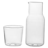 ULTECHNOVO 1Satz Multifunktions Glaskaraffe Empfindliche Wasserkaraffe für Tee Milch und Transparentes Design Tischdekoration für Täglichen