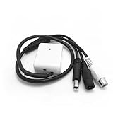 Loxyxbnh Mikrofone, Sound-Monitore, Tonabnehmer, Sound-Sicherheit, DC5 V-12 V, weiblicher Adapter für Überwachungskamera