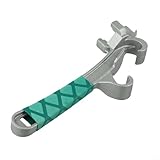 3-in-1-Schraubenschlüssel aus Aluminium für Stahltrommel und Kunststofftrommel, 1,8 l mit breitem Anwendungsspektrum für verschiedene Deckel (A)