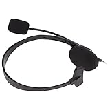 TOPINCN Einstellbares Single-Ear-Kundendienst-Headset mit Rauschunterdrückung, S480-Headset, Schwarz für Konferenzgespräche