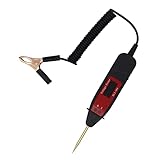 Mikikit Schaltungstester Auto-elektrik-tester Spannungsprüfer Generator Elektrischer Tester Batteriewächter Mit Shunt Testen Lichttester Automobil Usb-tester Teststift Black Plastik