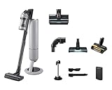 Samsung VS80F28ELP/WD Bespoke AI Jet PetPRO, Akku-Handstaubsauger mit Tierhaar-Bürste, Inkl. Zubehör, 280 W, All-In-One-Station, Jet Dual+ Bürste, Pet Tool+, Kombidüse, Teleskop‑Fugendüse, Pebble Gray