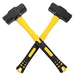 SOLUSTRE 2 Stück Hochleistungs Wanddemontagehammer Vorschlaghammer Gerüsthammer Multifunktionshammer Schwerer Hammer Für Den Bau Betonbrecher Hochleistungshammer Gelber Kunststoff