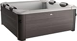 MSPA Whirlpool Tribeca für 6 Personen | 160x160x65 cm | 120 Massagedüsen in 3 Intensitäten | UVC- & Ozondesinfektion | Ganzjährig Outdoor & Indoor nutzbar | Robustes 6-Schicht-PVC | Steuerung per App