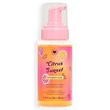 I Heart Revolution Citrus Sunset Shower Foam, Duschschaum mit Hyaluronsäure & Orangen-Zitronenextrakt, Vegan & Tierversuchsfrei, 250ml