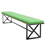 Rutschfestes Lederbankkissen für 2-Sitzer, Garten, Terrasse, Küche, Esszimmer, Sofa, Schaukel und Fenstersitz, 200 x 23 x 3 cm, Bierbankauflage, bequem und langlebig