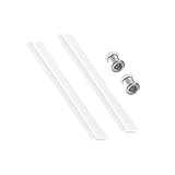 BLAZERBUCK Ersatz-Ohrstöpsel und Bolzen für Oakley Jawbone / Racing Jacket/Split Jacket Sonnenbrille – Weiß