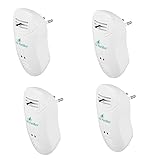 MILLTOR 4X Ionisator Luft Reiniger für Zu Hause Negative Ionen Generator Luft Reiniger Entfernen Formaldehyd Reinigung Zu Hause Raum Deodorant Eu Stecker